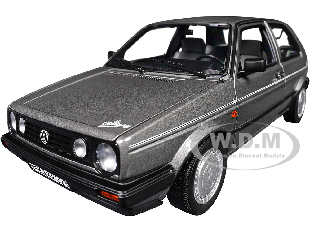 1989 Volkswagen Golf Champion Gray Metallic 1/18 Diecast Model Car by Norev diecast model