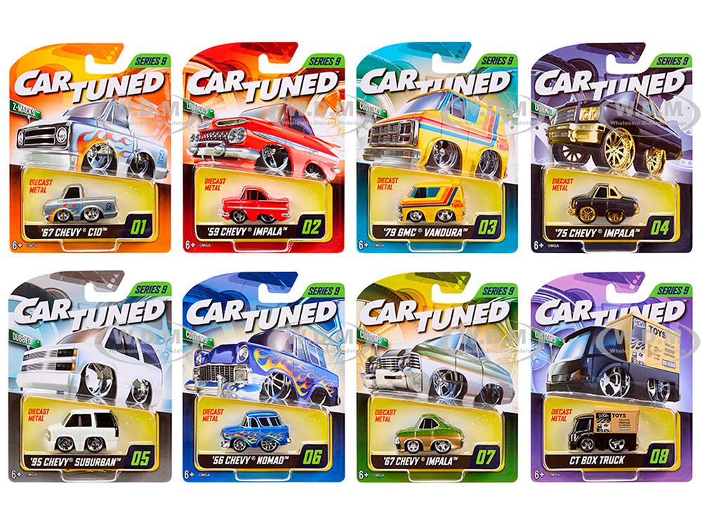 "Mainline" 2026 Series 9 Set of 8 Pieces Diecast Model Cars by CarTuned diecast model