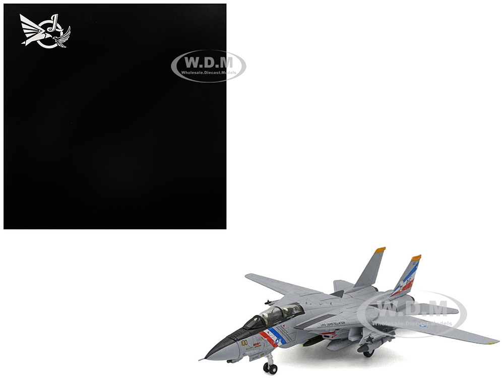 Grumman F-14D Tomcat Aircraft "VF-2, Bounty Hunters, USS Constellation" (1990s) United States Navy 1/100 Diecast Model Airplane diecast model