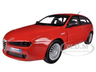 Alfa Romeo 159 SW Red 1/24 Diecast Car Model by Motormax diecast model