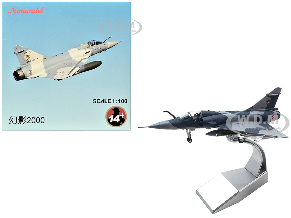 Dassault Mirage 2000C Fighter Aircraft "EC 1/12, Cambresis, SPA 162 Tigre, NATO Tiger Meet, Belgium" (2009) Armee de l'Air (French Air Force)  1/100 Diecast Model Airplane diecast model