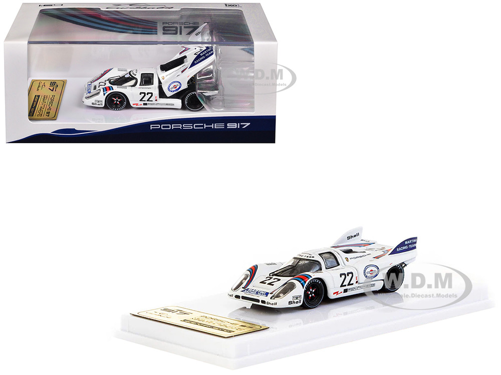 Porsche 917K #22 Gijs van Lennep - Helmut Marko "Martini Racing" Winner "24 Hours of Le Mans" (1971) "Curitiba64" Series 1/64 Diecast Model Car by Tarmac Works diecast model