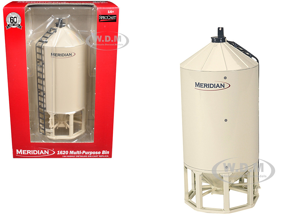 Meridian 1620 Multi-Purpose Bin Light Tan "60th Anniversary Edition" 1/64 Diecast Model by SpecCast diecast model