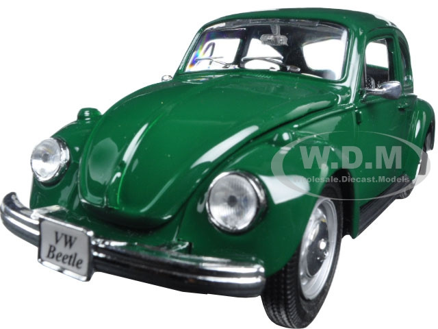 1973 Volkswagen Beetle Green 1/24 Diecast Model Car by Maisto diecast model