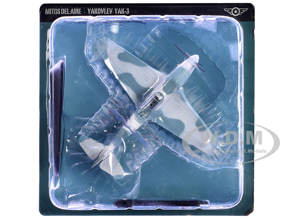 Yakovlev Yak-3 Fighter Aircraft "14th GvIAP, VVS of the Baltic Fleet, Semen Rogovoy" Soviet Air Force (1944) "Planes of World War II" Series 1/72 Diecast Model Airplane by Luppa diecast model