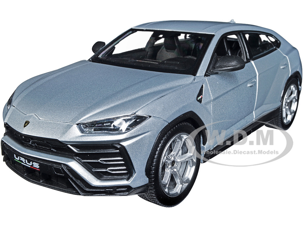 Lamborghini Urus Gray Metallic "NEX Models" 1/24 Diecast Model Car by Welly diecast model
