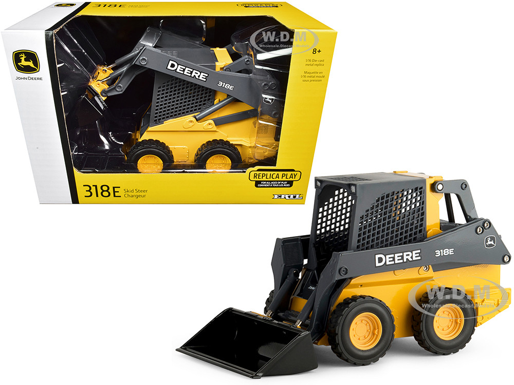 John Deere 318E Skid Steer 1/16 Diecast Model by ERTL TOMY diecast model