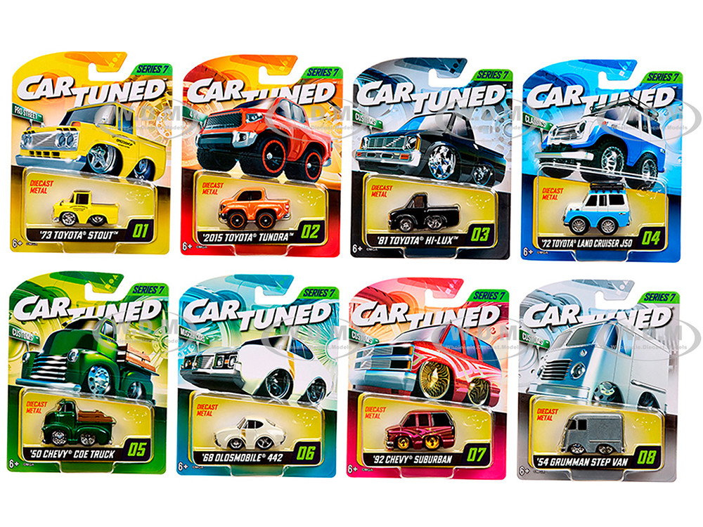 "Mainline" 2025 Series 7 Set of 8 Pieces Diecast Model Cars by CarTuned diecast model