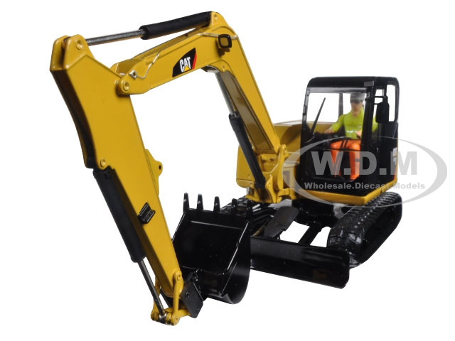 CAT Caterpillar 308E2 CR SB Mini Hydraulic Excavator with Working Tools and Operator "Core Classics" Series 1/32 Diecast Model by Diecast Masters diecast model