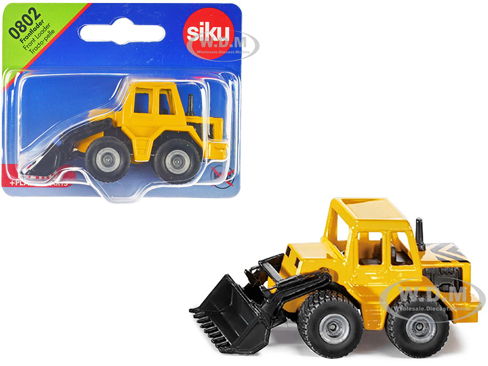 Front Loader Yellow and Black Diecast Model by Siku diecast model