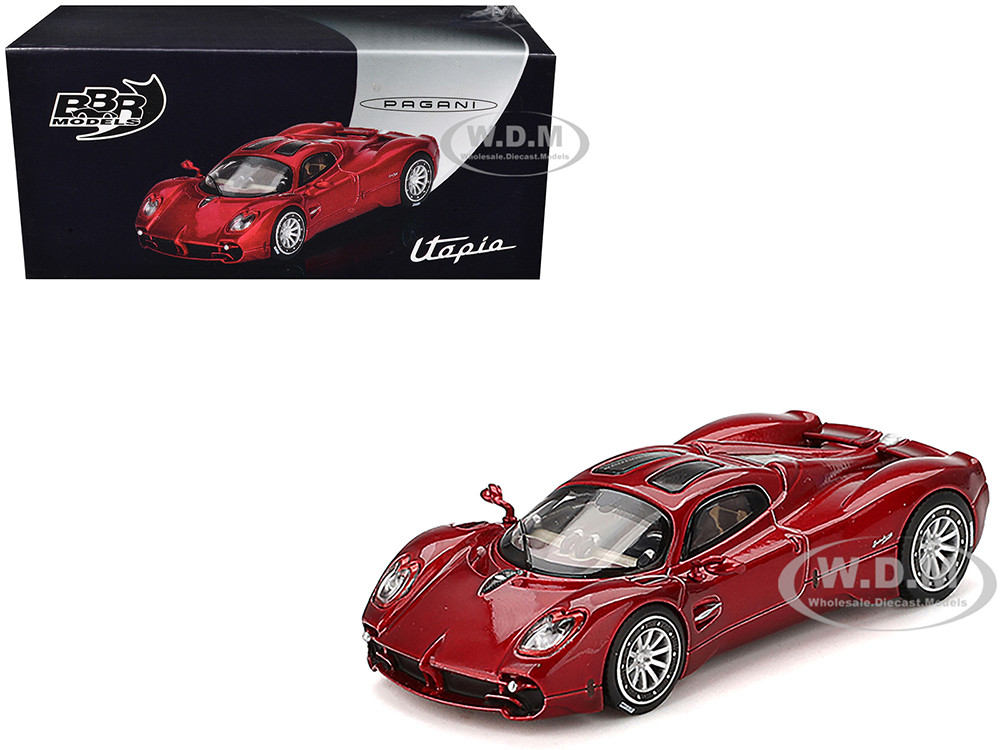 Pagani Utopia Dubai Red 1/64 Diecast Model Car by BBR diecast model