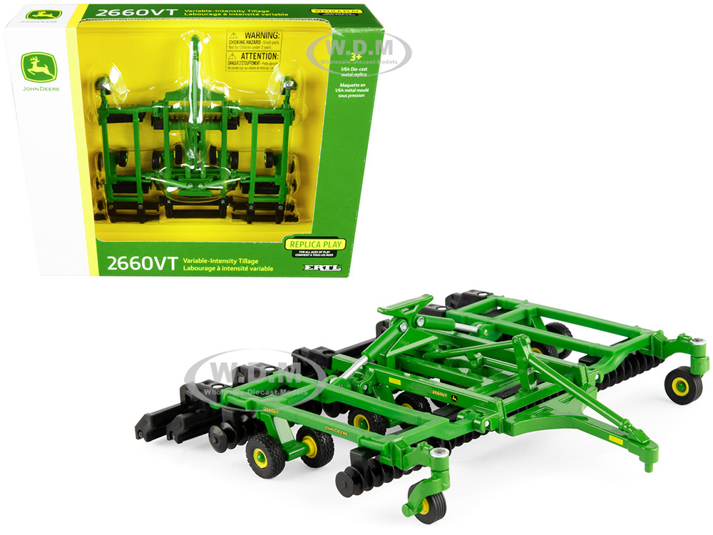 John Deere 2660VT Variable-Intensity Tillage Green 1/64 Diecast Model by ERTL TOMY diecast model
