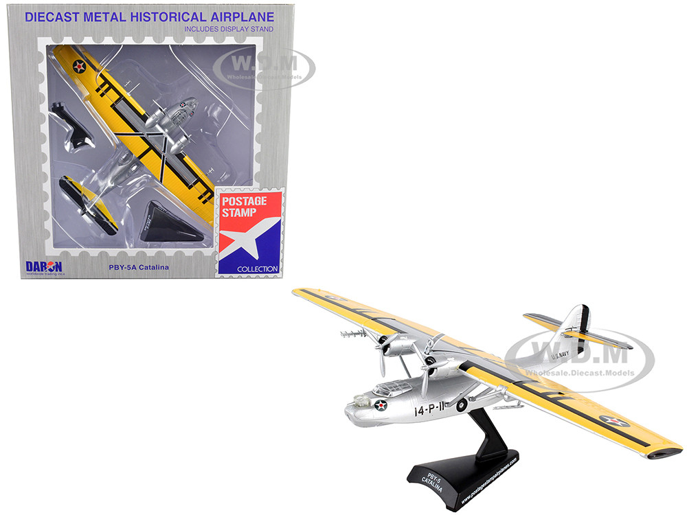 Consolidated PBY-5 Catalina Aircraft "United States Navy" 1/150 Diecast Model Airplane by Postage Stamp diecast model