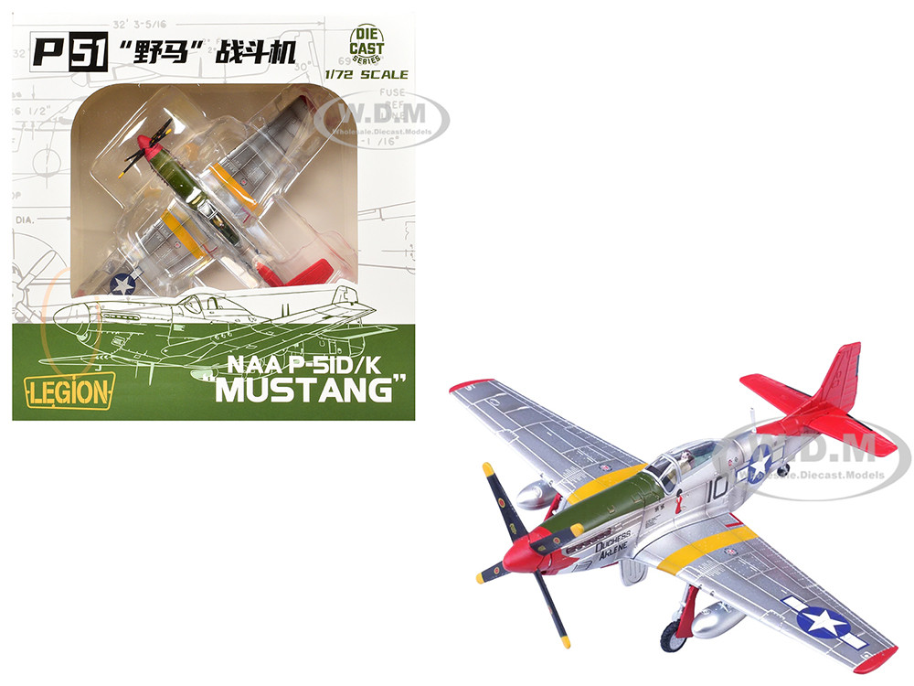 North American P-51D Mustang Aircraft "Duchess Arlene, Robert Williams, 100th Fighter Squadron, 332nd Fighter Group, Tuskegee Airmen, Fifteenth Air Force, Italy" (1944) United States Army Air Forces 1/72 Diecast Model Airplane by Legion diecast model