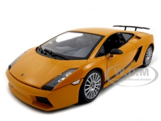 Lamborghini Gallardo Superleggera Orange 1/18 Diecast Model Car by Motormax diecast model