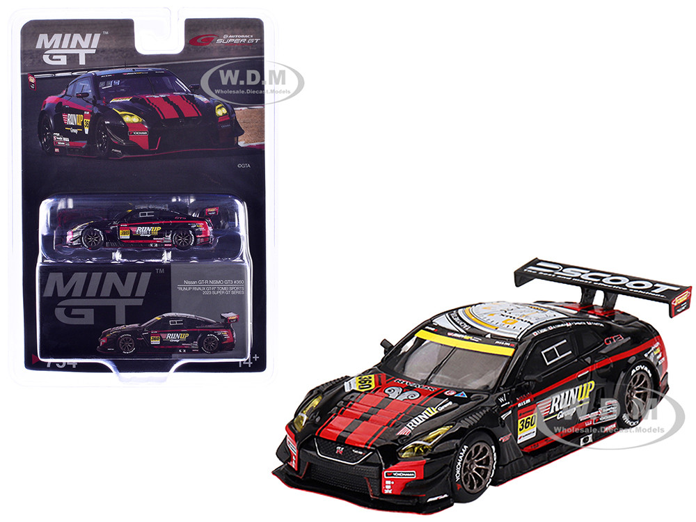 Nissan GT-R NISMO GT3 #360 Takayuki Aoki - Atsushi Tanaka - Takuya Otaki - Yusaku Shibata "Tomei Sports" "Super GT Series" (2023) Limited Edition 1/64 Diecast Model Car by Mini GT diecast model