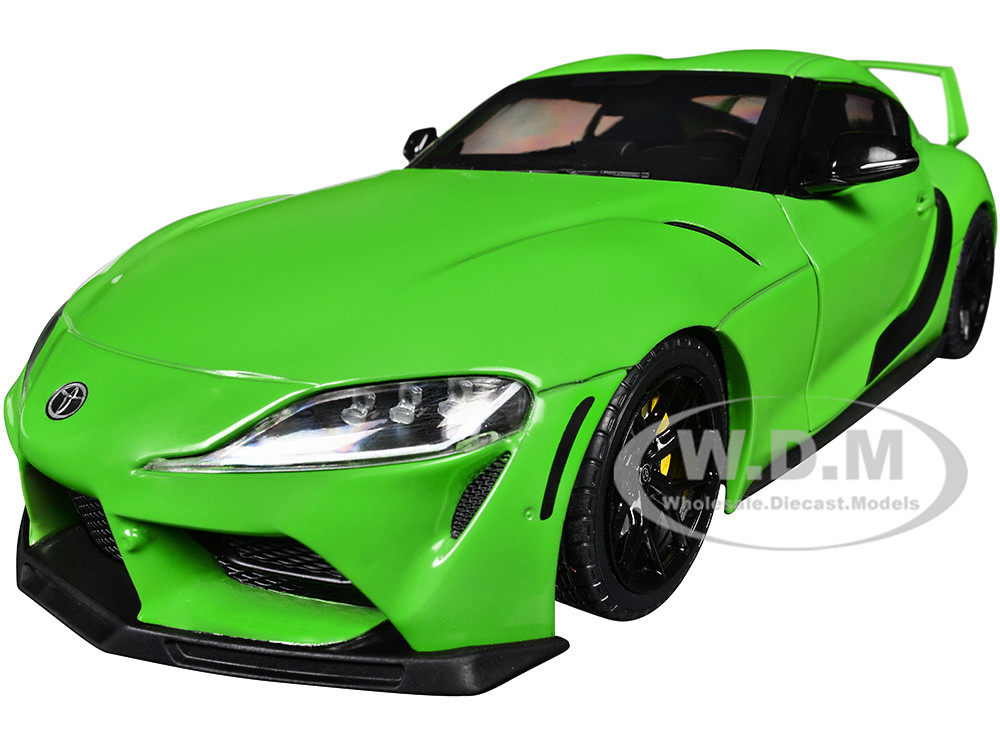 2023 Toyota GR Supra "StreetFighter" Green 1/18 Diecast Model Car by Solido diecast model
