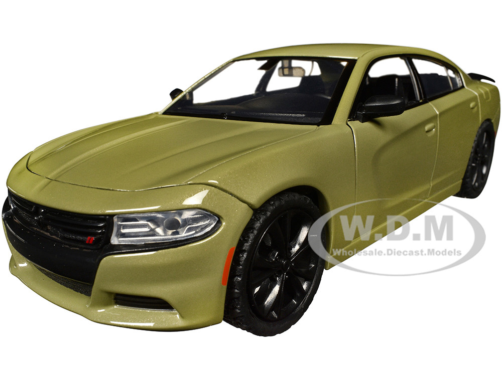 2023 Dodge Charger SXT Green Metallic "Timeless Legends" Series 1/24 Diecast Model Car by Motormax diecast model