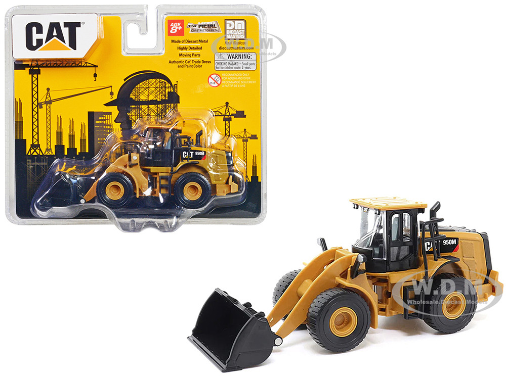 CAT Caterpillar 950M Wheel Loader Yellow 1/64 Diecast Model by Diecast Masters diecast model