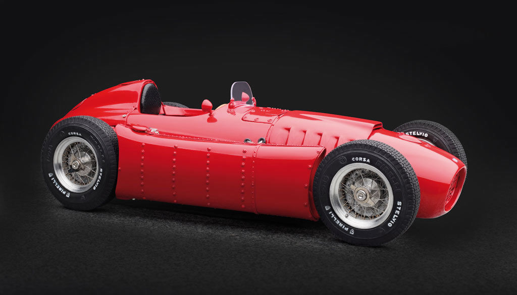 1954-1955 Lancia D50 Red 1/18 Diecast Model Car by CMC diecast model