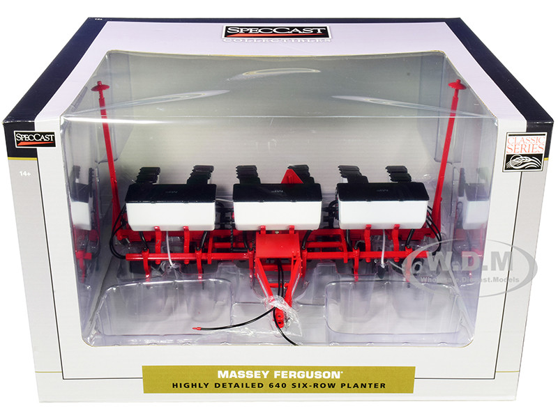 Massey Ferguson 640 Six Row Planter "Classic Series" 1/16 Diecast Model by SpecCast diecast model