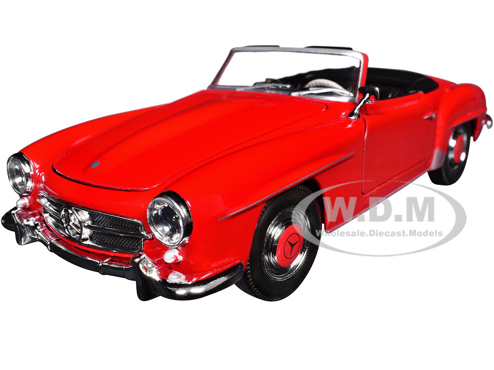 1955 Mercedes-Benz 190 SL Red "NEX Models" Series 1/24 Diecast Model Car by Welly diecast model