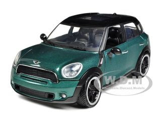 Mini Cooper S Countryman Oxford Green 1/24 Diecast Model Car by Motormax diecast model
