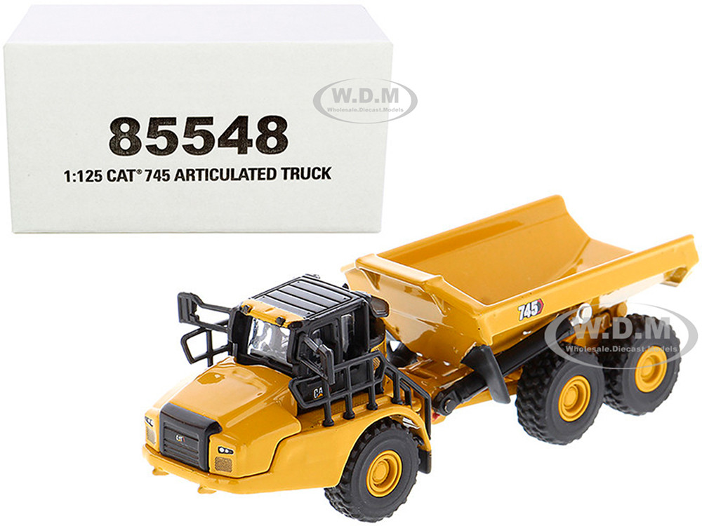 CAT Caterpillar 745 Articulated Dump Truck "High Line" Series 1/125 Diecast Model by Diecast Masters diecast model
