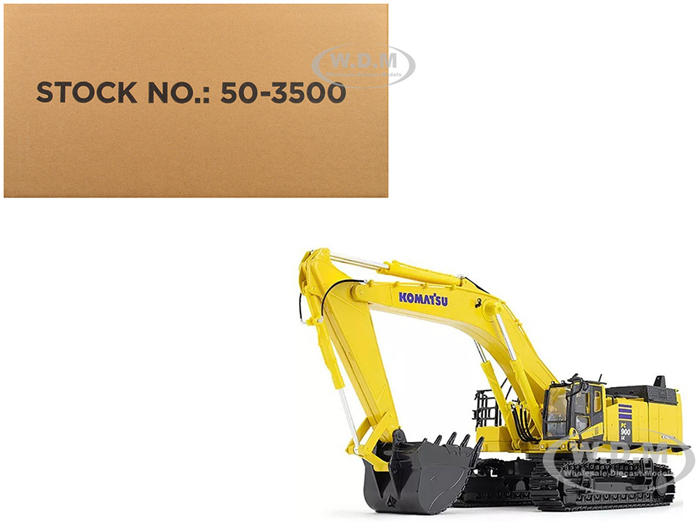 Komatsu PC900LC-11 Excavator Yellow 1/50 Diecast Model by First Gear diecast model
