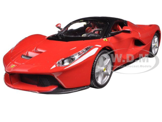 Ferrari LaFerrari F70 Red with Black Top 1/24 Diecast Model Car by Bburago diecast model
