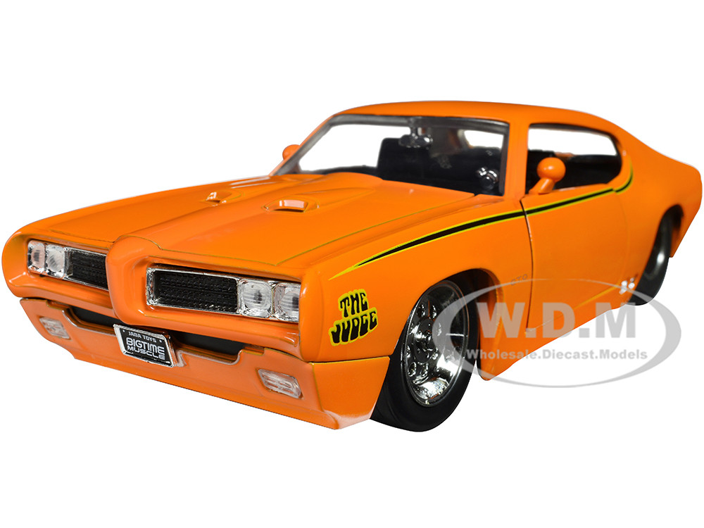 1969 Pontiac GTO Judge Pro Stock Orange 1/24 Diecast Car Model by Jada diecast model