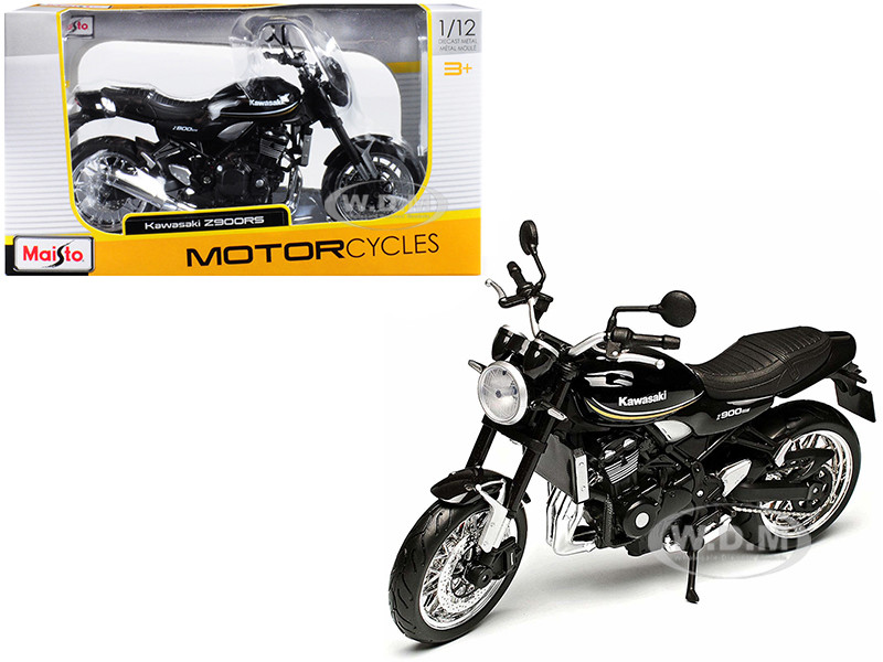 Kawasaki Z900RS Black 1/12 Diecast Motorcycle Model by Maisto diecast model