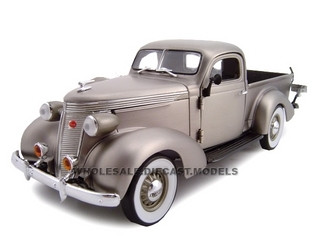 1937 Studebaker Pickup Truck Titanium 1/24 Diecast Model Car by Unique Replicas diecast model