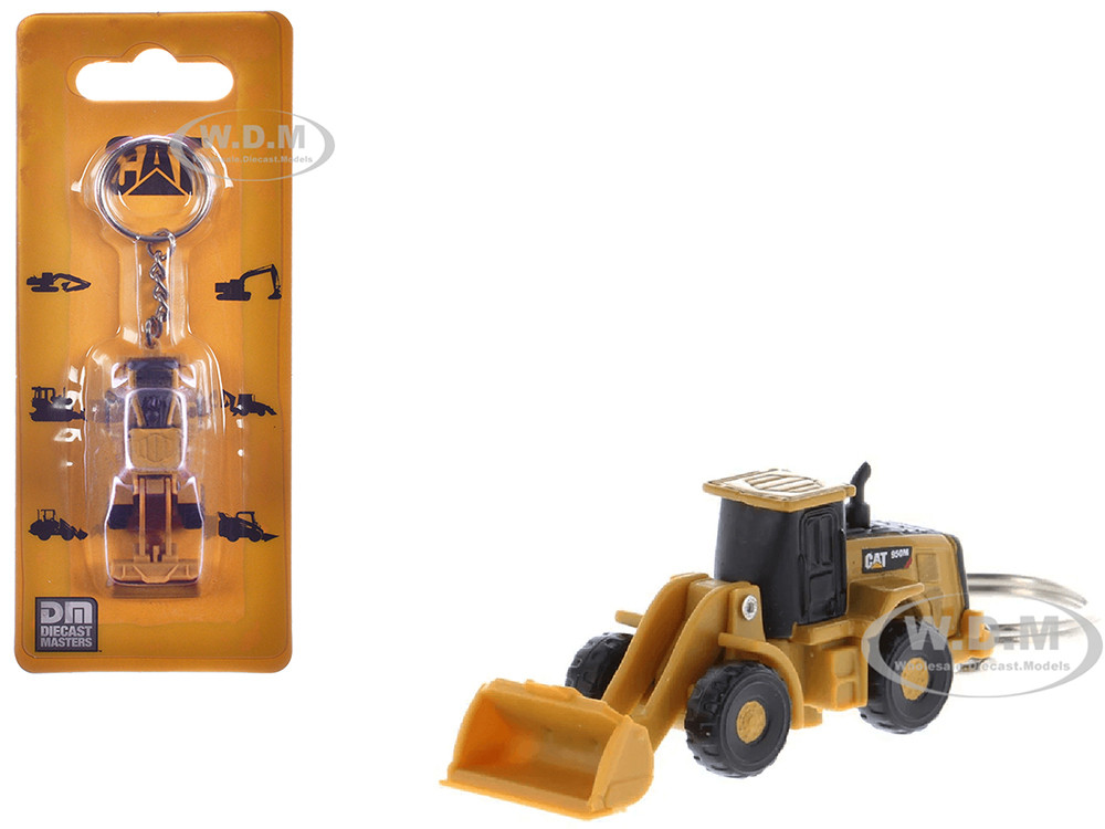 CAT Caterpillar 950M Wheel Loader Keychain Yellow Diecast Model by Diecast Masters diecast model