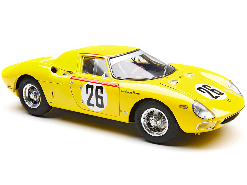 Ferrari 250 LM RHD (Right Hand Drive) #26 Pierre Dumay - Gustave 'Taf' Gosselin "Team Georges Marquet" 2nd Place "24 Hours of Le Mans" (1965) Limited Edition to 1500 pieces Worldwide 1/18 Diecast Model Car by CMC diecast model