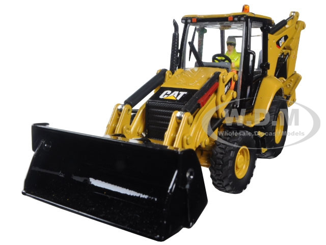 CAT Caterpillar 420F2 IT Backhoe Loader with Operator "High Line Series" 1/50 Diecast Model by Diecast Masters diecast model