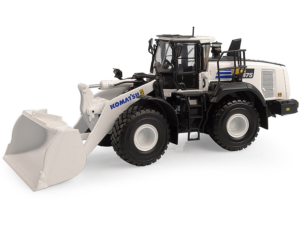 Komatsu WA475-10 Wheel Loader White Limited Edition to 750 pieces Worldwide 1/50 Diecast Model by Universal Hobbies diecast model