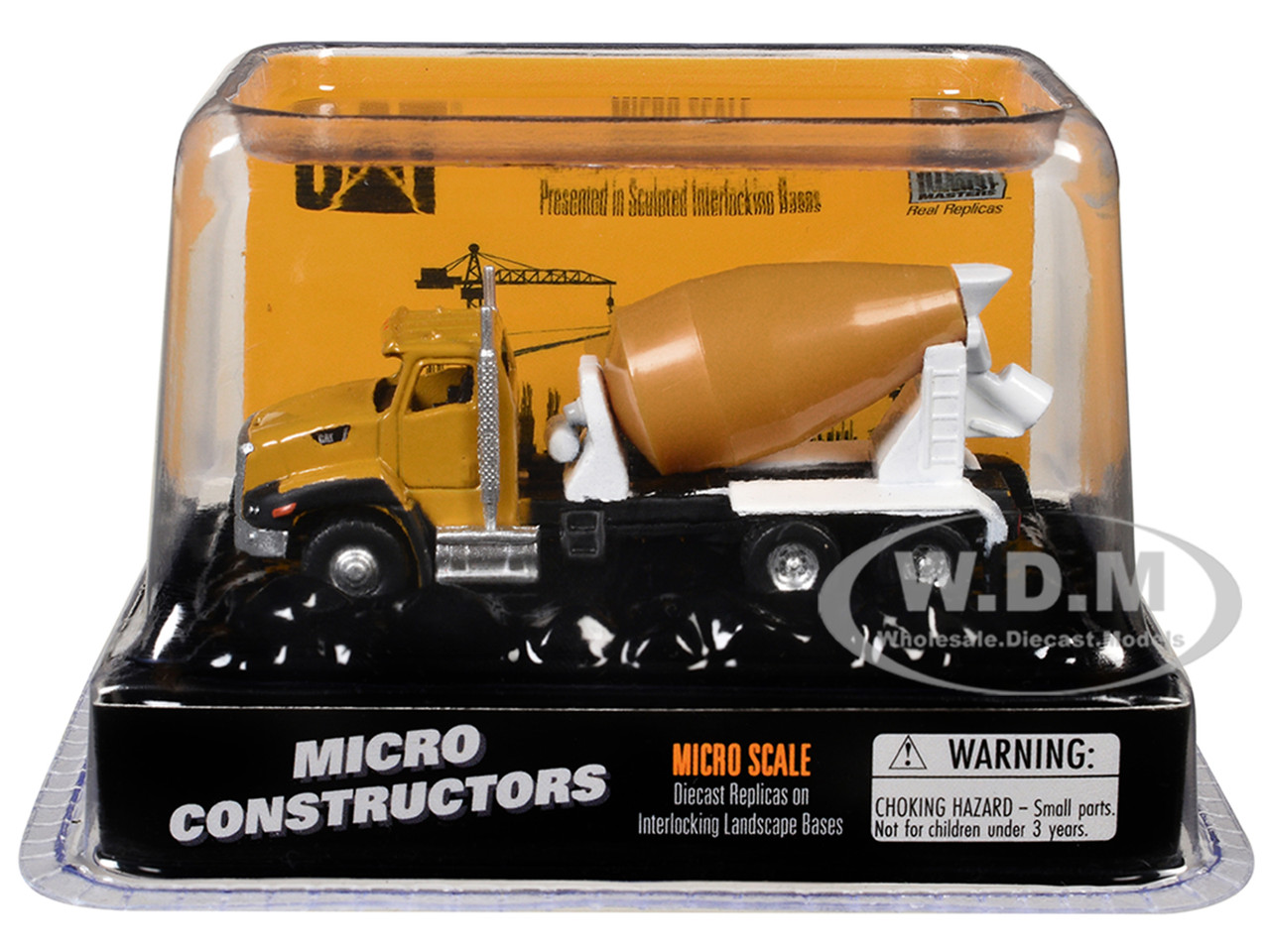 CAT Caterpillar CT660 Concrete Mixer Yellow "Micro-Constructor" Series Diecast Model by Diecast Masters diecast model
