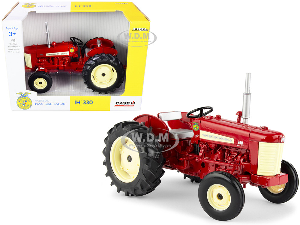 IH International 330 Tractor Red "National FFA Organization" Logo "Case IH Agriculture" Series 1/16 Diecast Model by ERTL TOMY diecast model