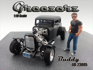 Greezerz Buddy Figure For 1:18 Diecast Model Cars by American Diorama diecast model