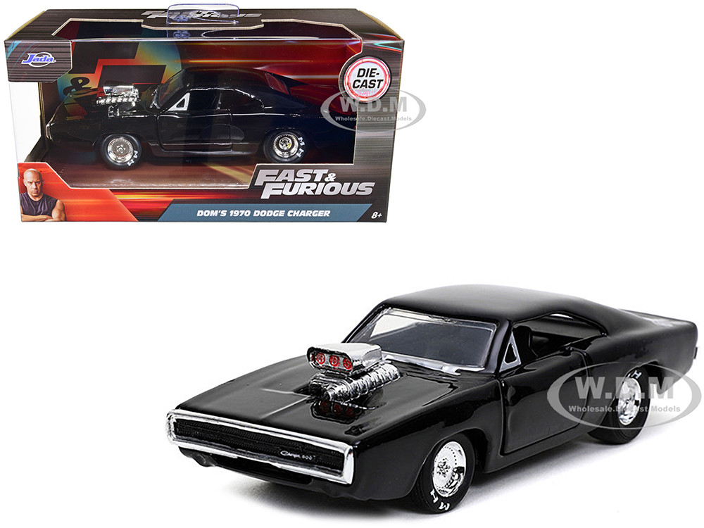 Dom's 1970 Dodge Charger 500 Black "Fast & Furious 9 F9" (2021) Movie 1/32 Diecast Model Car by Jada diecast model