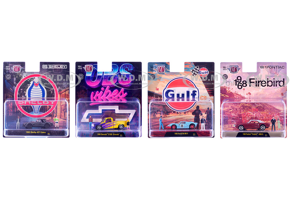 "Auto News" Release 20 Set of 4 Cars Limited Edition to 4500 pieces Worldwide 1/64 Diecast Model Cars by M2 Machines diecast model
