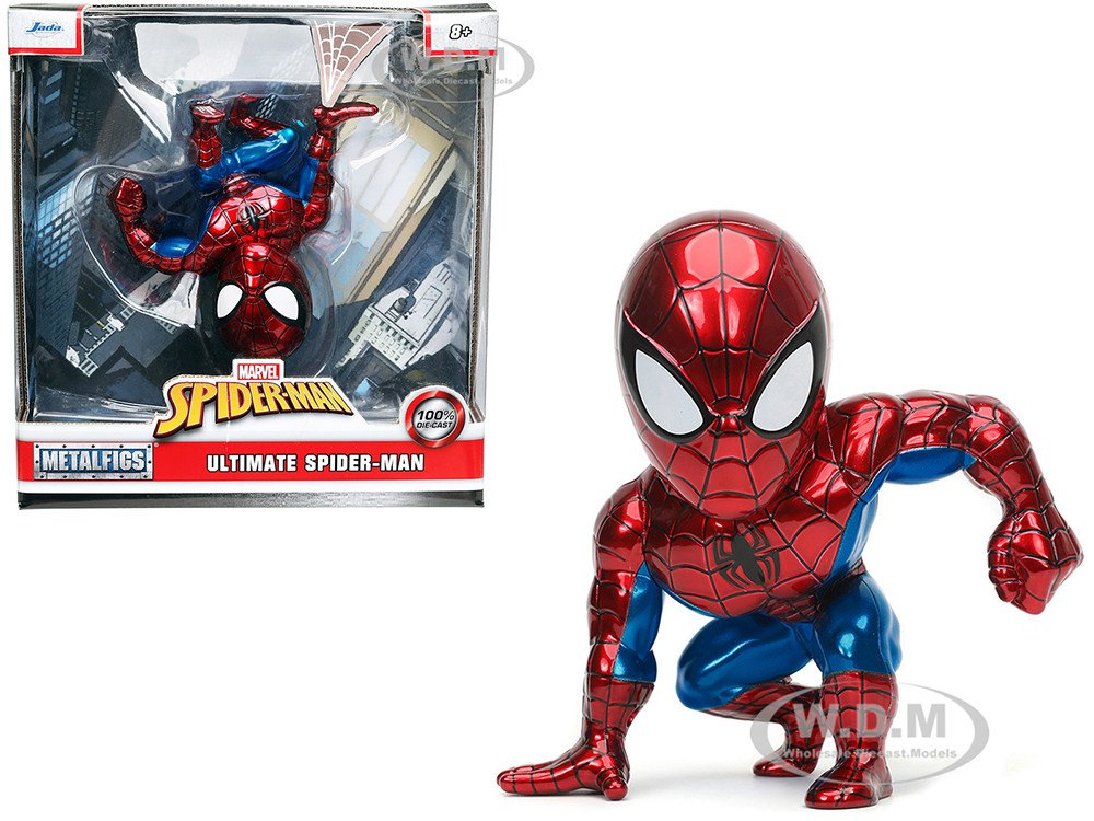 Ultimate Spider-Man 5" Diecast Figure "Marvel's Spider-Man" "Metalfigs" Series by Jada diecast model