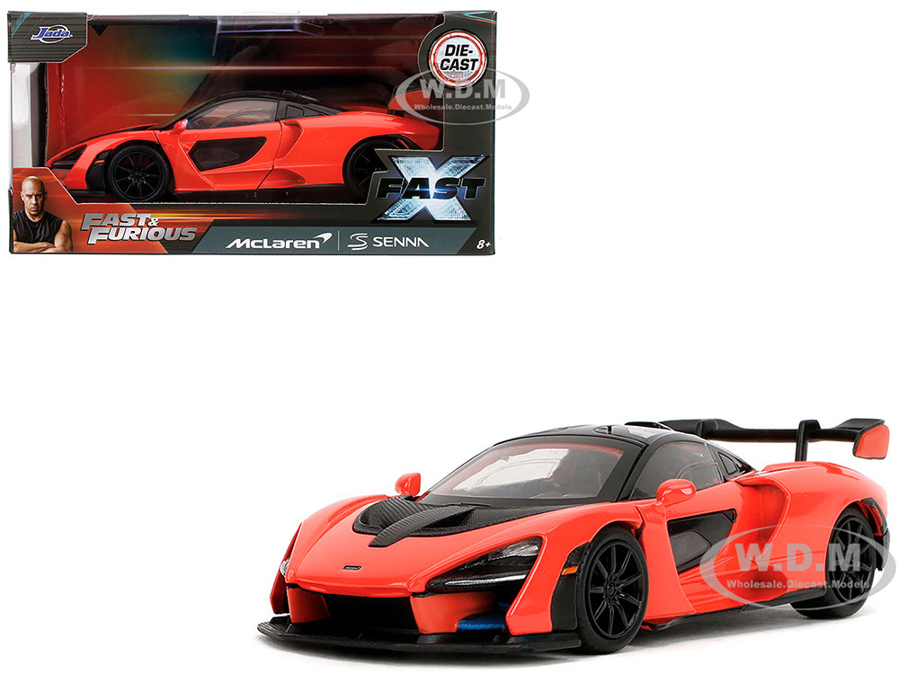 McLaren Senna Red and Black "Fast X" (2023) Movie "Fast & Furious" Series 1/32 Diecast Model Car by Jada diecast model