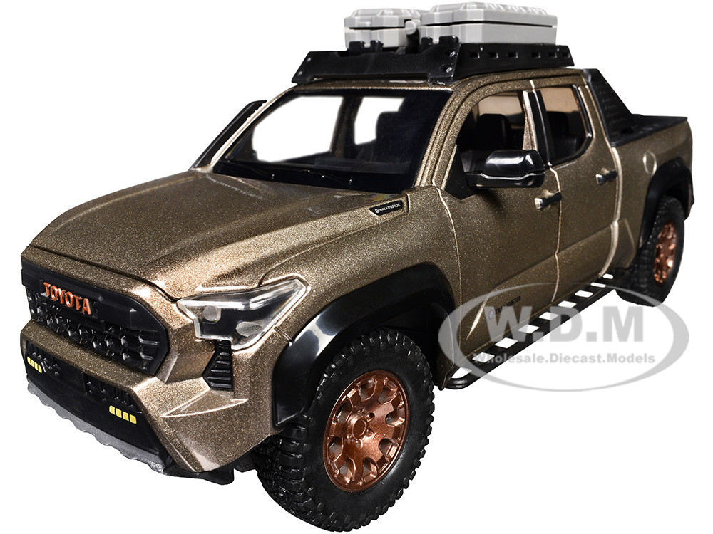 2024 Toyota Tacoma Trailhunter Edition Pickup Truck Bronze Metallic 1/24 Diecast Model Car diecast model