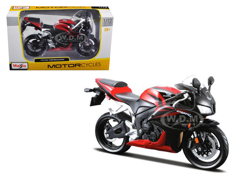 Honda CBR 600RR Red and Black 1/12 Diecast Motorcycle Model by Maisto diecast model