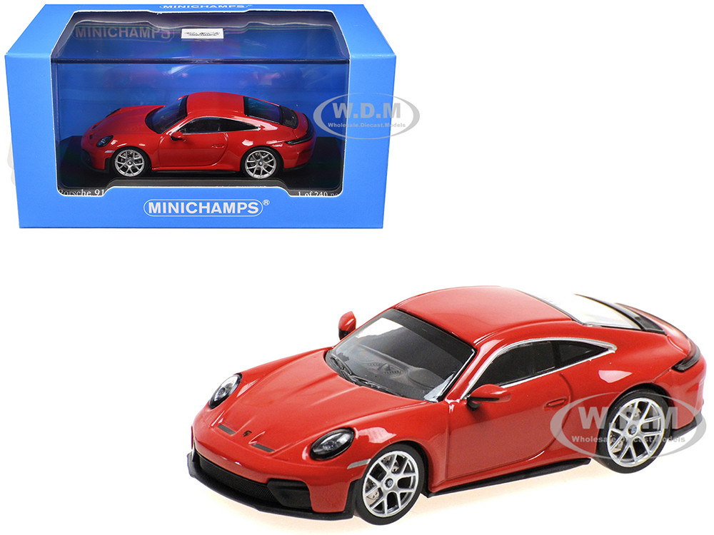 2025 Porsche 911 (992.2) GT3 Touring Red Limited Edition to 240 pieces Worldwide 1/64 Diecast Model Car by Minichamps diecast model