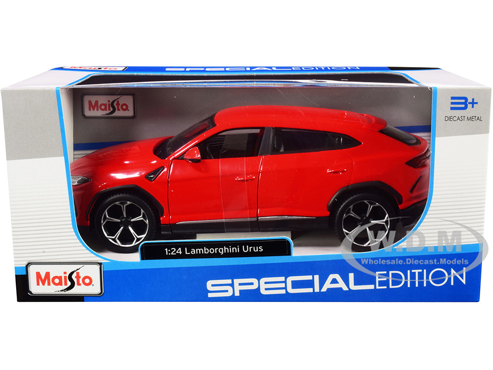 Lamborghini Urus Red "Special Edition" Series 1/24 Diecast Model Car by Maisto diecast model
