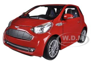 Aston Martin Cygnet Red 1/24 Diecast Car Model by Welly diecast model