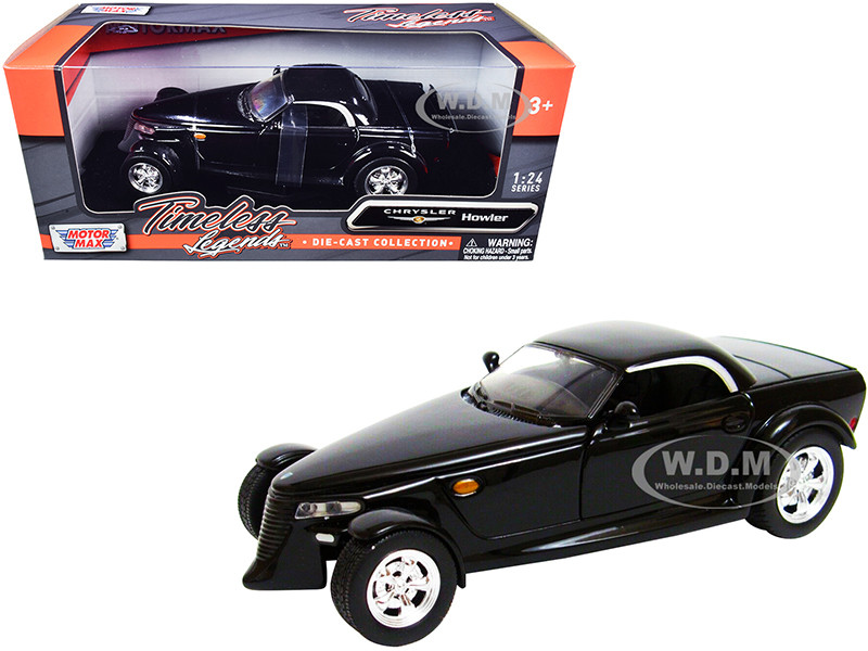 Chrysler Howler Concept Black "Timeless Legends" 1/24 Diecast Model Car by Motormax diecast model